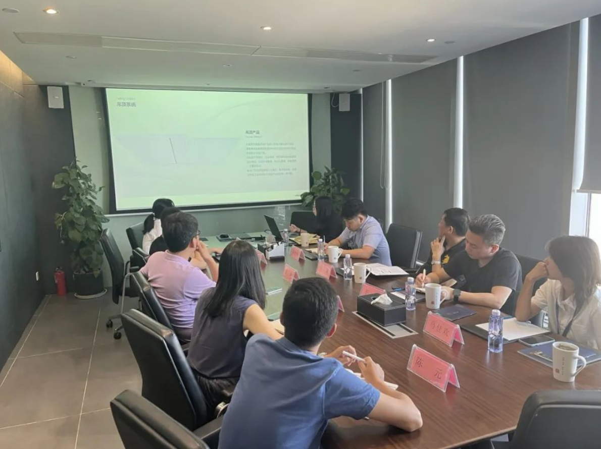 亞廈裝飾與鐵木辛柯討論隱式框架裝配式裝修技術(shù)階段性成果